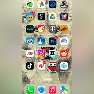 Selling a black iPhone 15 with tik tok app and CapCut still on it. 128GB